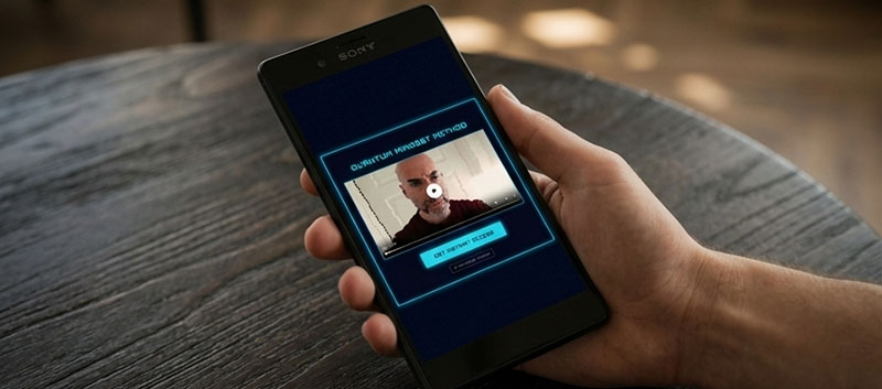 QMM App Interface Mobile View